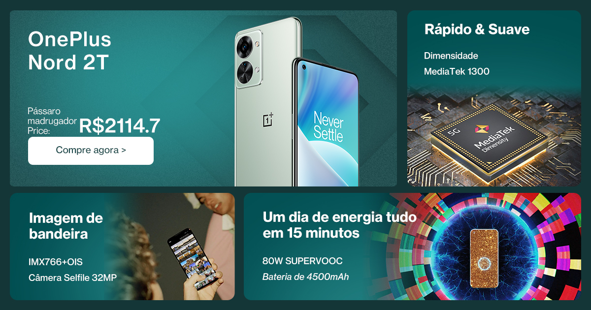 Exclusivo: OnePlus Nord 2T 5G tem especificações e preço divulgados 1