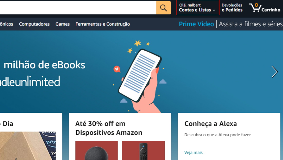 Aprenda como adicionar e remover cartão na Amazon