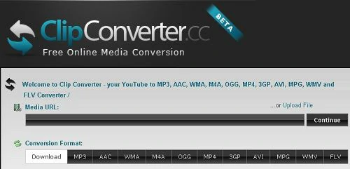 ClipConverter - Site para baixar videos do youtube