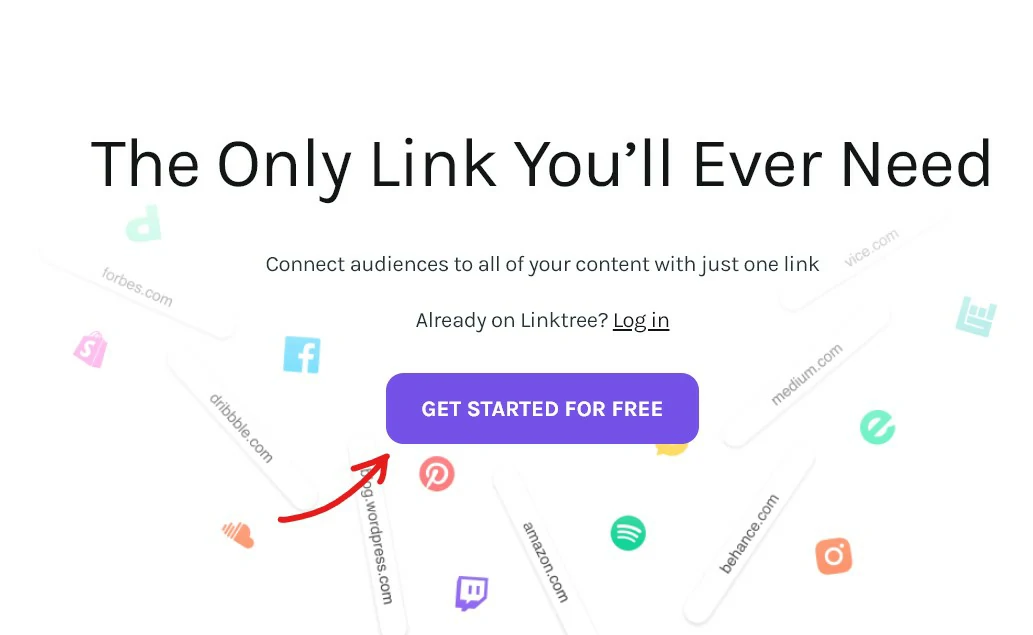 Clique no botão - Como fazer um Linktree passo a passo
