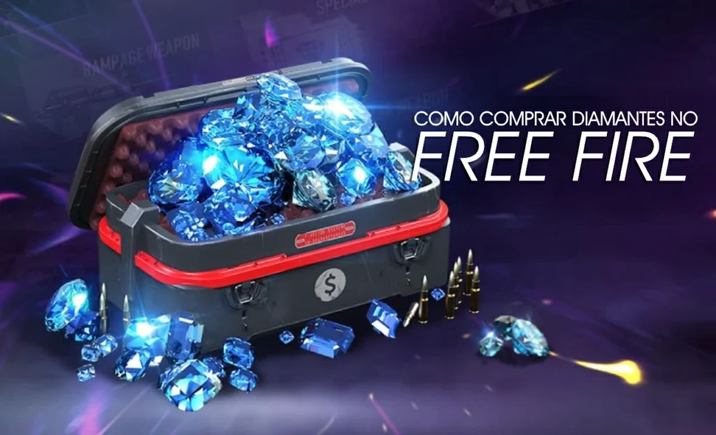 Maneiras de comprar diamantes no FreeFire