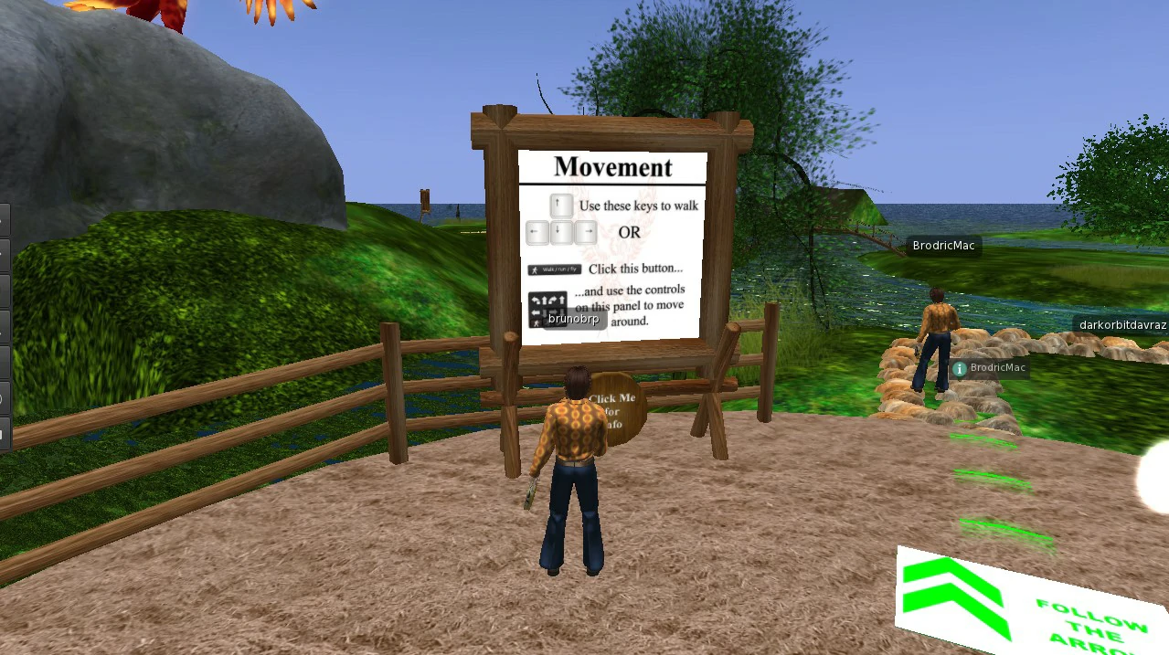 Movimentar-se no jogo - como se joga o second life