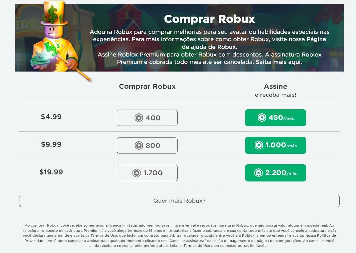 VALE A PENA COMPRAR PREMIUM OU ROBUX NORMAL NO ROBLOX EM 2022? [REVELADO] ✓  