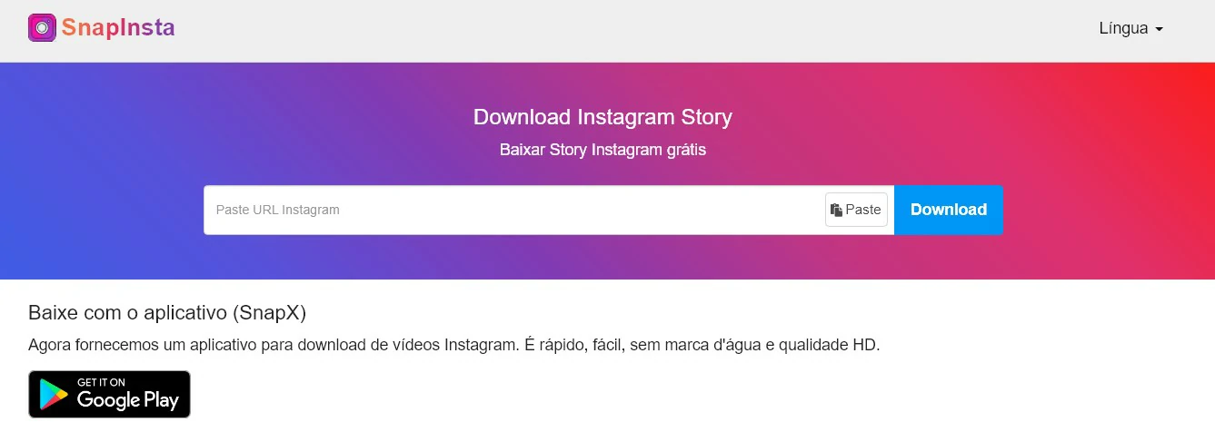 SnapInsta - 5 ferramentas para download de stories