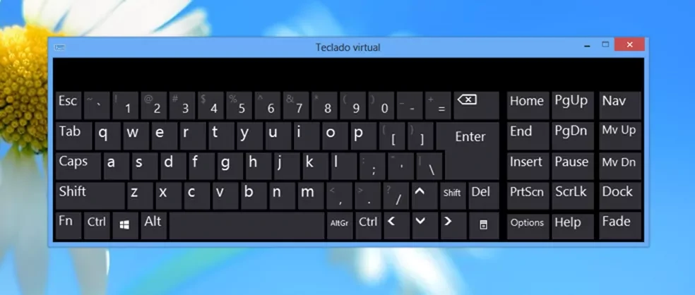 Teclado virtual - Como ativar o teclado do notebook