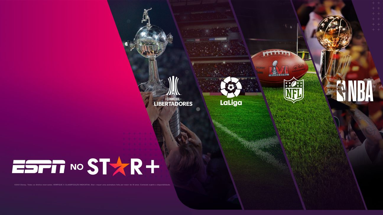 ESPN e Star+, ambas da Disney, irão passar os jogos da Libertadores 2022