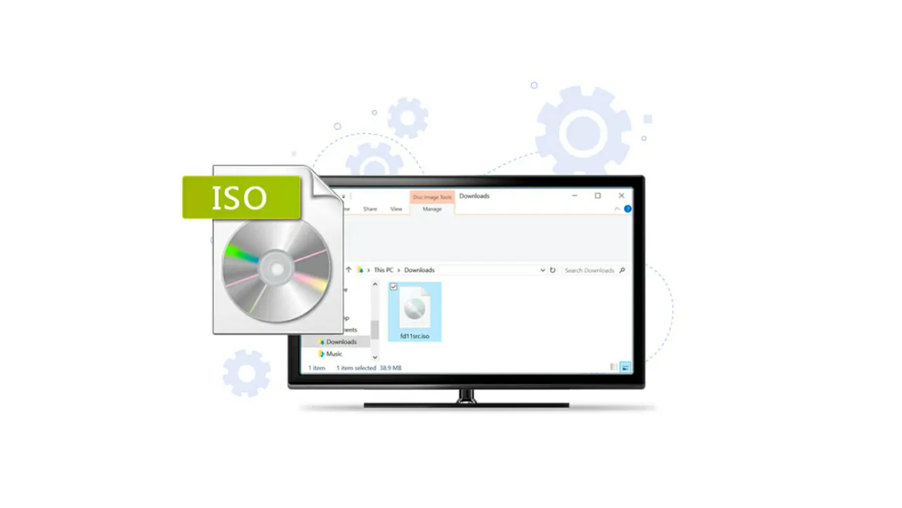 Como montar imagem ISO no Windows sem programas