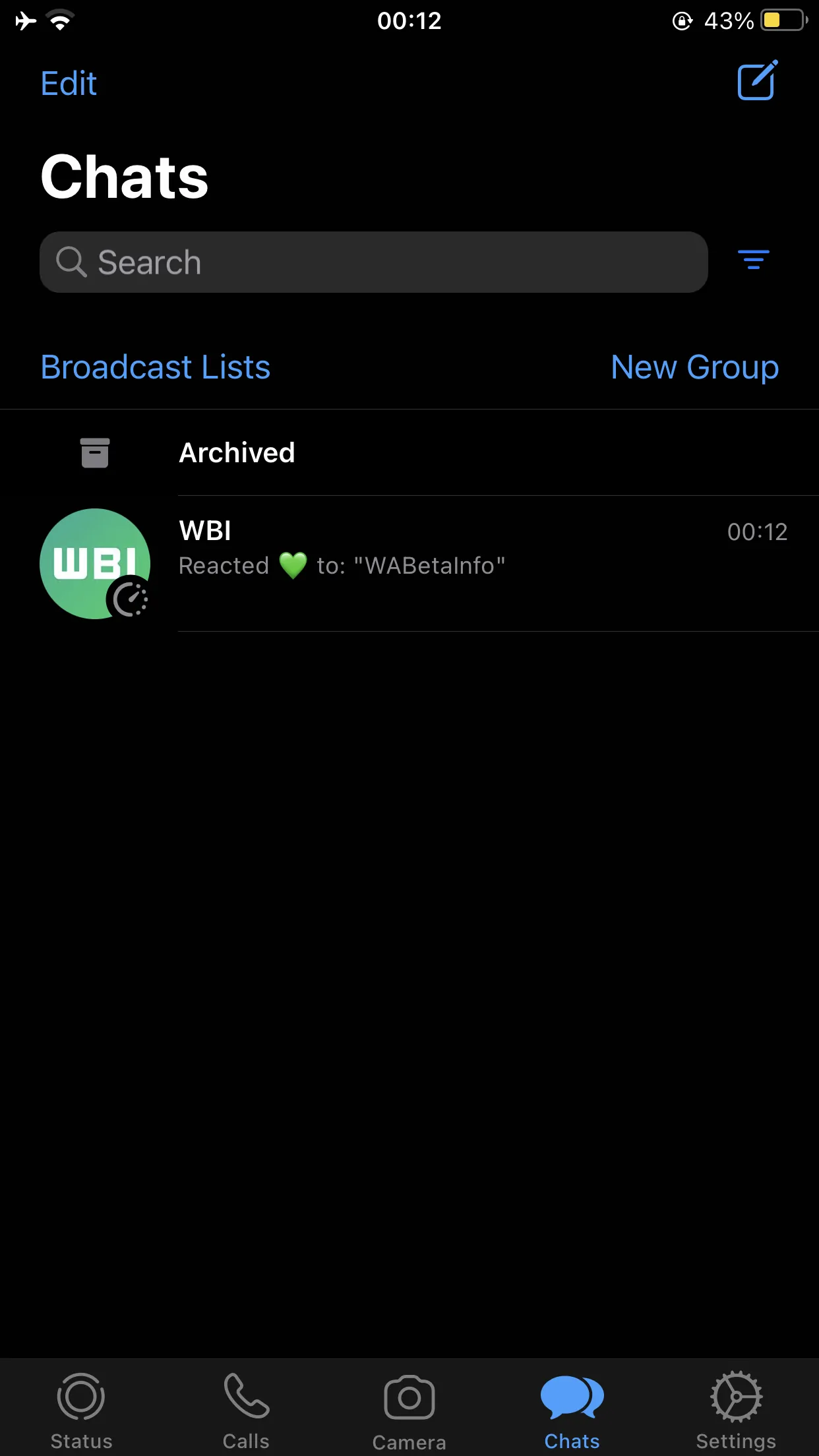 No iPhone - WhatsApp terá chat exclusivo para contar sobre novidades no app