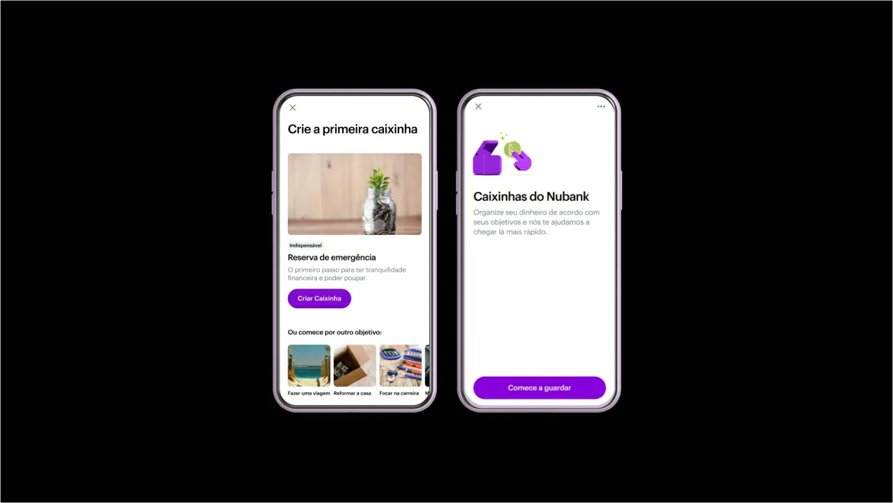 Nova ferramenta do app - Nubank cria caixinhas para o cliente organizar dinheiro