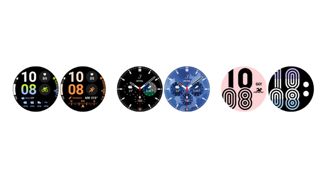 Novos mostradores do Galaxy Watch 5 vazam na internet