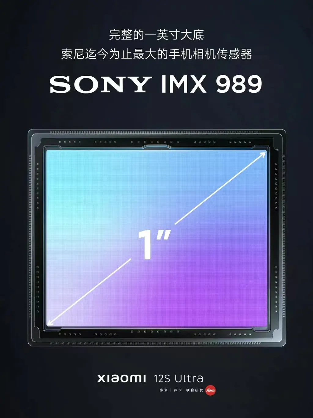O Sensor do Xiaomi 12S Ultra será o maior do mercado - Xiaomi 12S Ultra contará com sensor IMX989 da Sony de 1 polegada