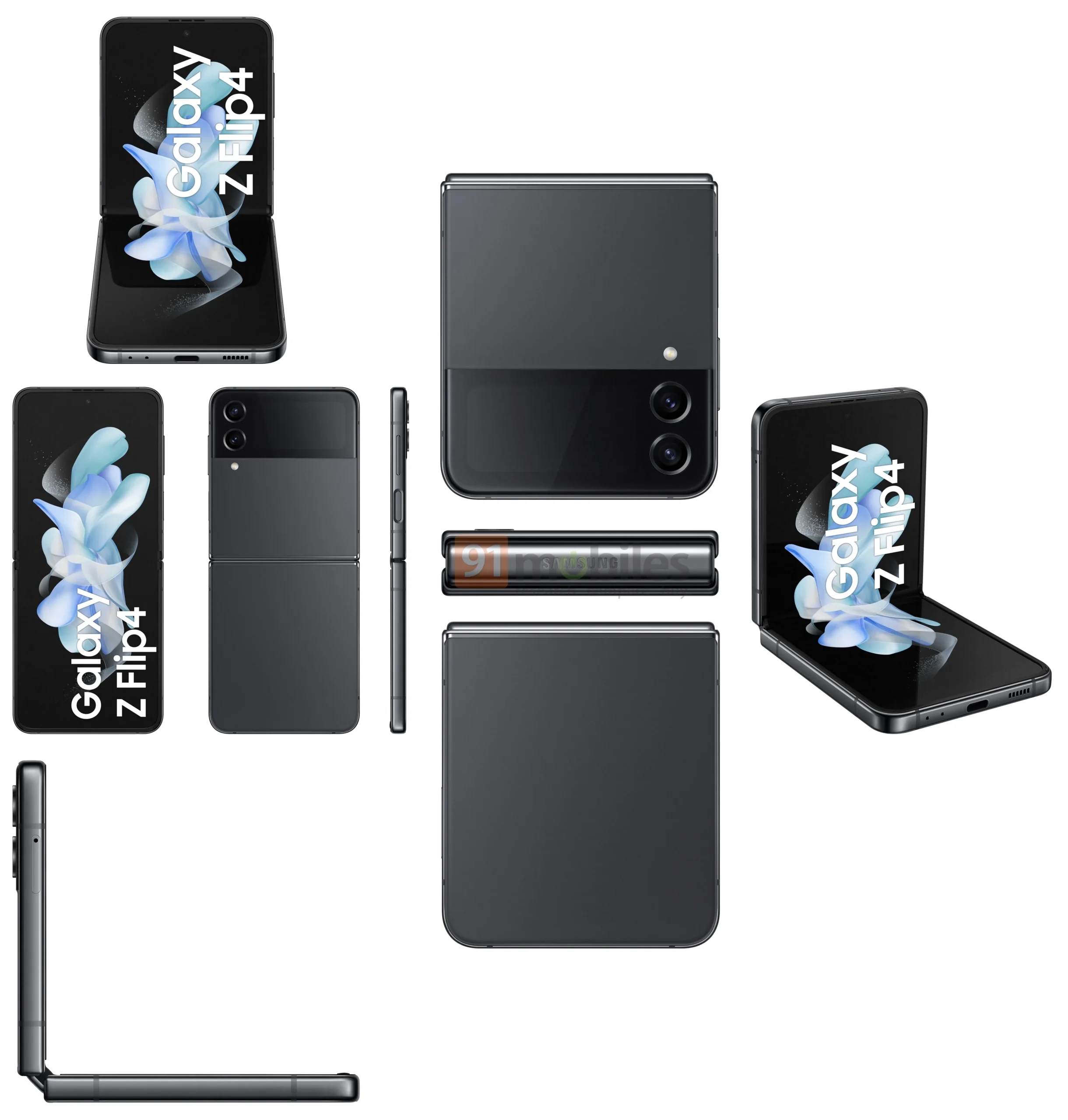 Samsung Galaxy Z Flip 4 - Samsung Galaxy Z Fold 4 e Z Flip 4 ganham novas imagens