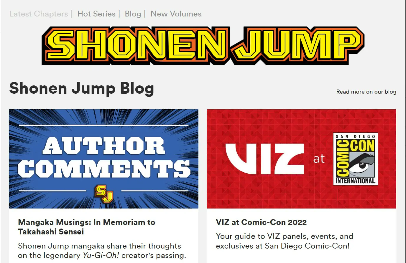 Viz - 5 sites para ler manga online de graça