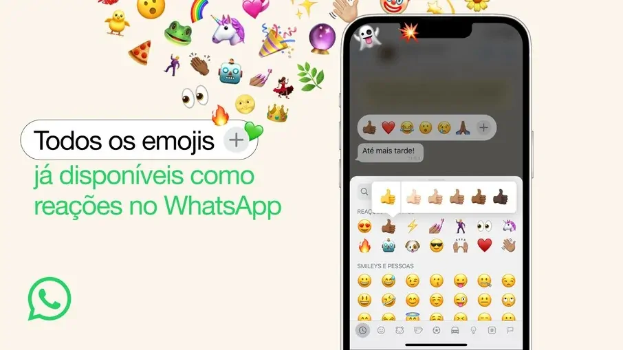 Emojis - Os novos recursos disponíveis no WhatsApp em 2022.jpg.crdownload