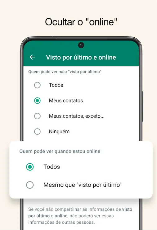 Entre em privacidade - Como tirar o online do WhatsApp [Android e iOS]