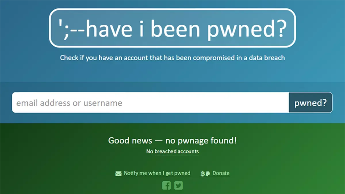 Have been pwned - 4 sites para descobrir se teve dados vazados