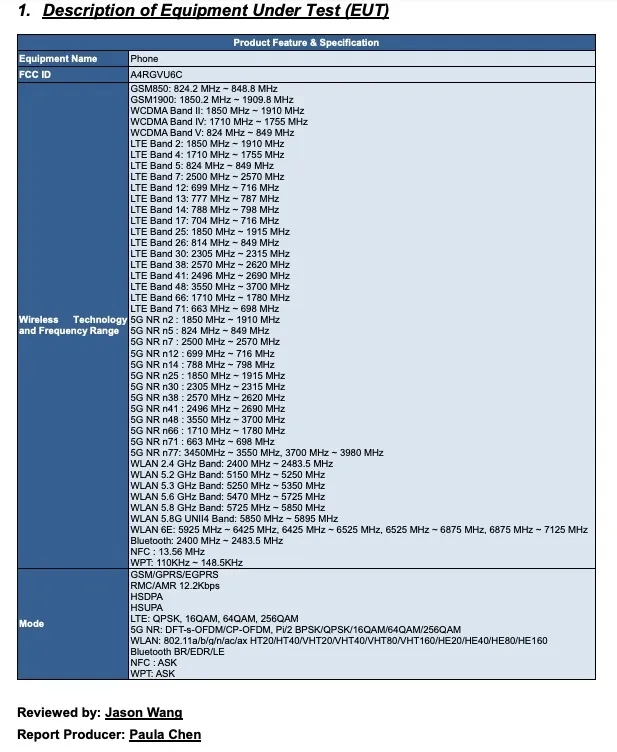 Informações não revelaram muito do dispositivo