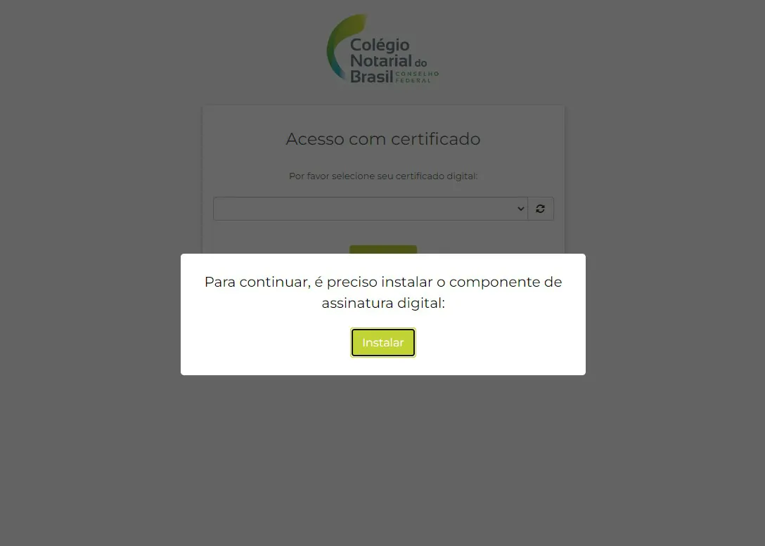 Instale o plugin - Como reconhecer firma online