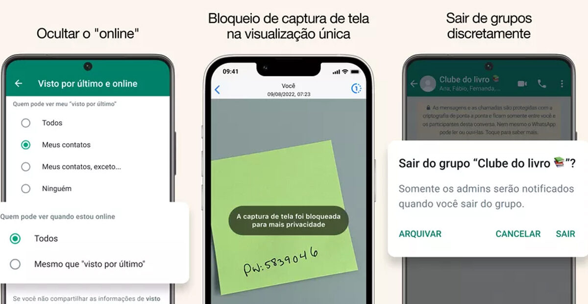 Mais novidades chegando ao WhatsApp