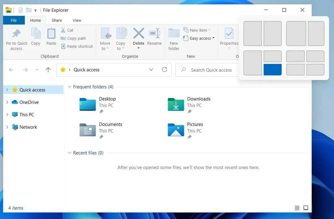 Novo layout para organização de janelas - 10 coisas que o Windows 11 faz e você não sabia