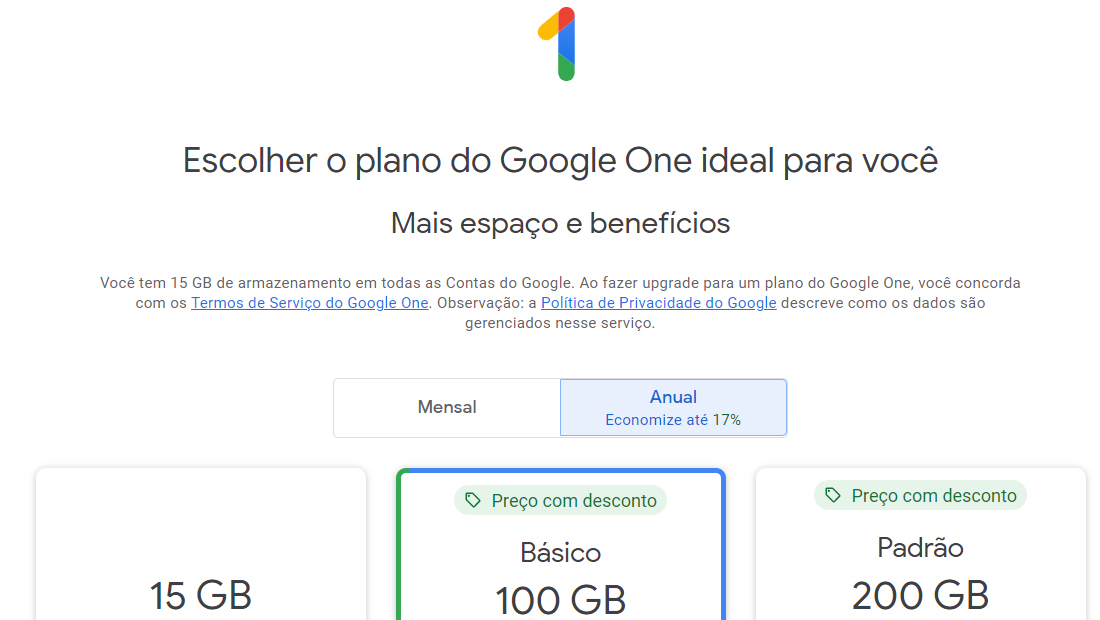 O Google possui muitos planos para espaço