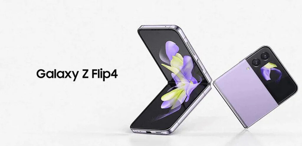 O novo z flip também apareceu no evento