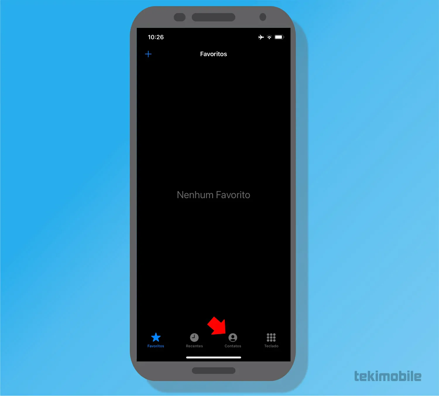 toque sobre Contatos - Como bloquear contatos e ligações no iPhone