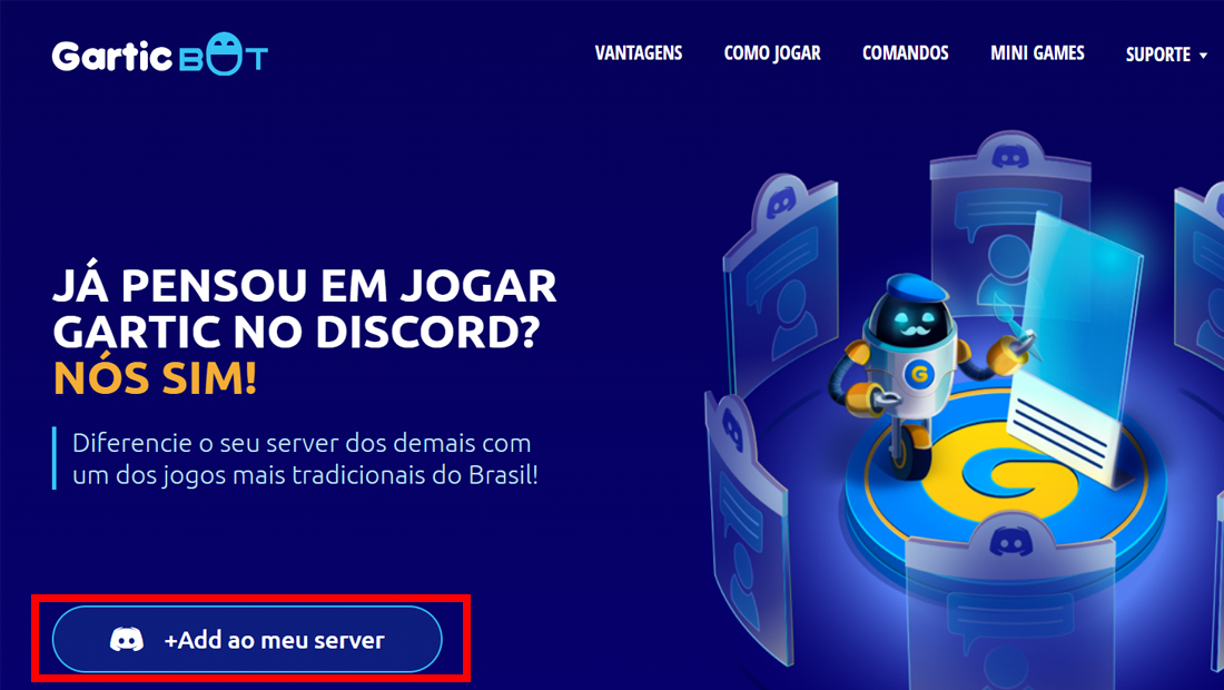 Aprenda como jogar o Gartic pelo Discord