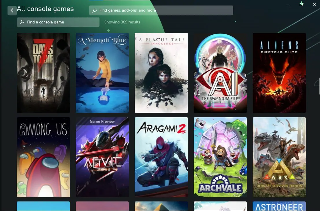 Clique sobre um game - Xbox Cloud o que é, como acessar e jogar