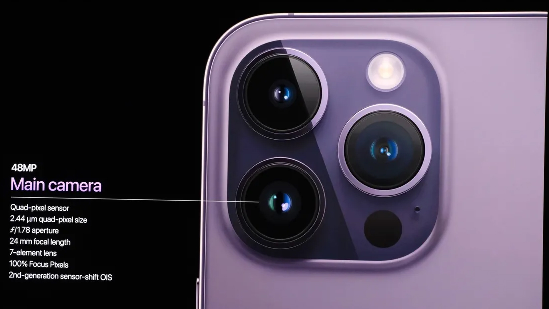 O iPhone 14 Pro tem câmeras melhores