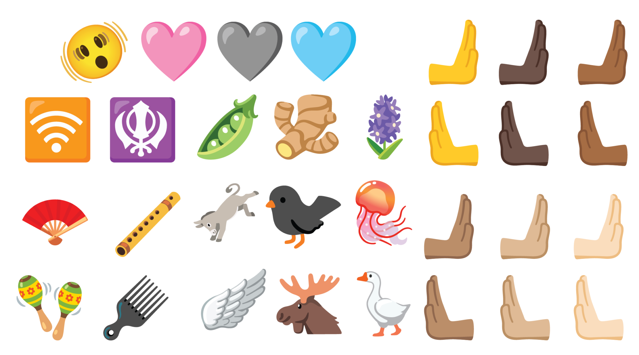Burrinho, coração rosa e muito mais: conheçam os 31 emojis novos 11