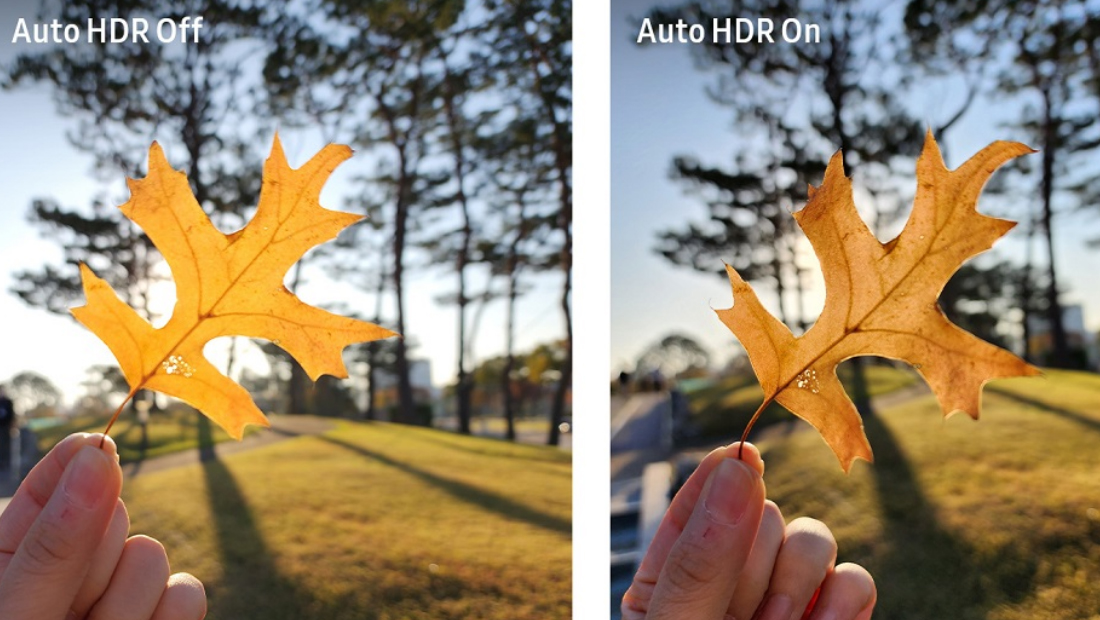 Ative ou desative o HDR no aplicativo da Samsung