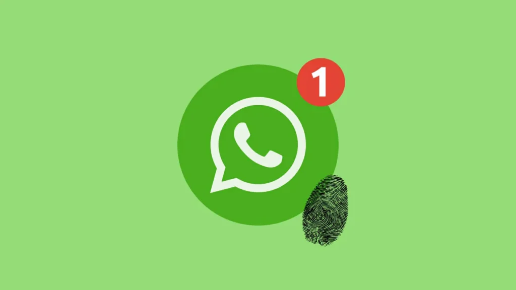 Como cadastrar impressão digital no WhatsApp