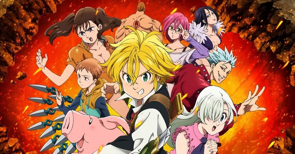 The Seven Deadly Sins - 30 animes mais famosos de todos os tempos