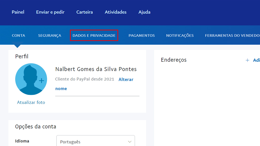 Como excluir conta do PayPal dados e privacidade