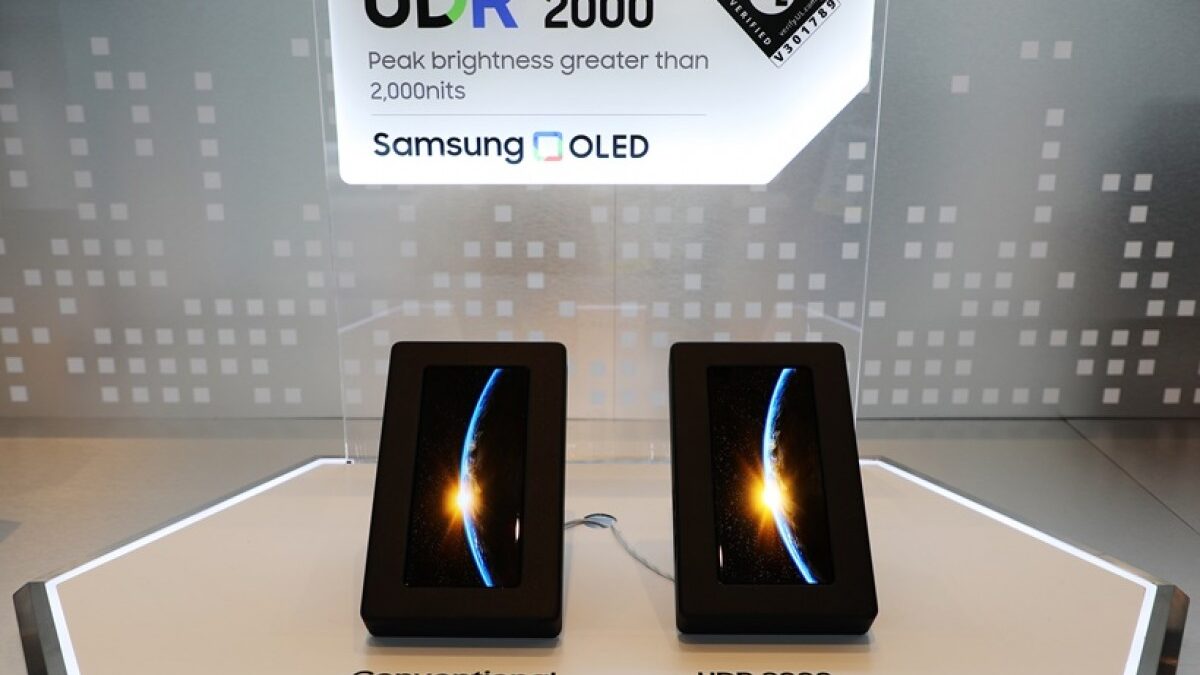 Samsung mostra tela com 2.000 nits para celulares 1