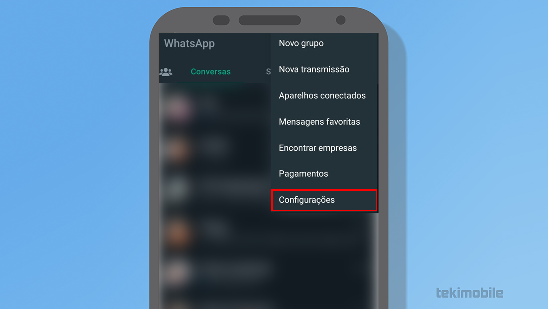 Como mudar o toque do WhatsApp configurações