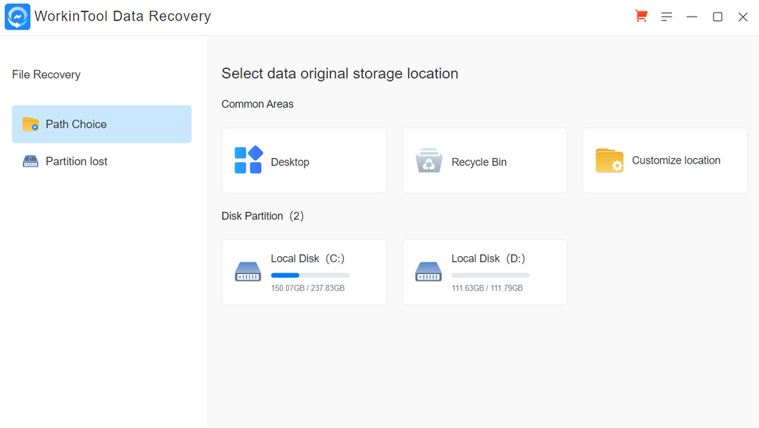 Como usar o WorkinTool Data Recovery