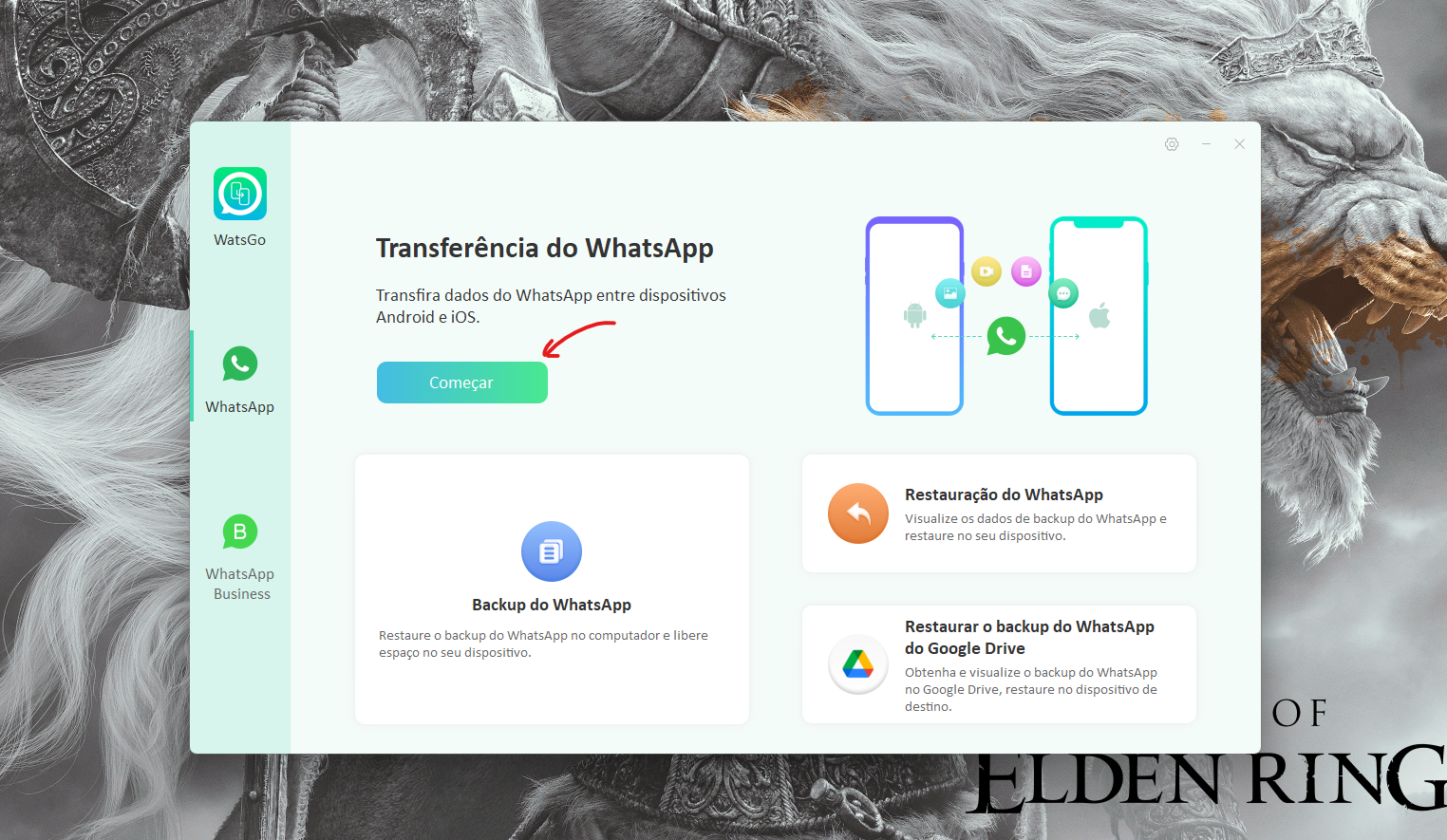 Transferir WhatsApp Android para iPhone 2