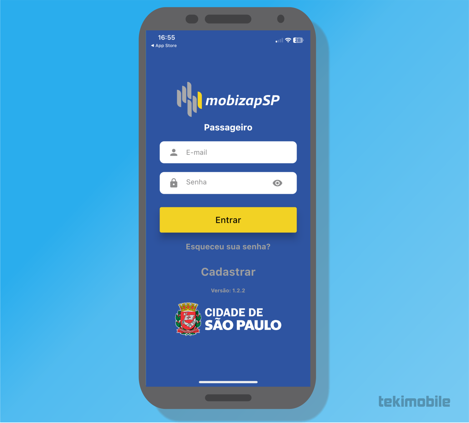 Mobizap como se cadastrar e usar o app de transporte de SP 1