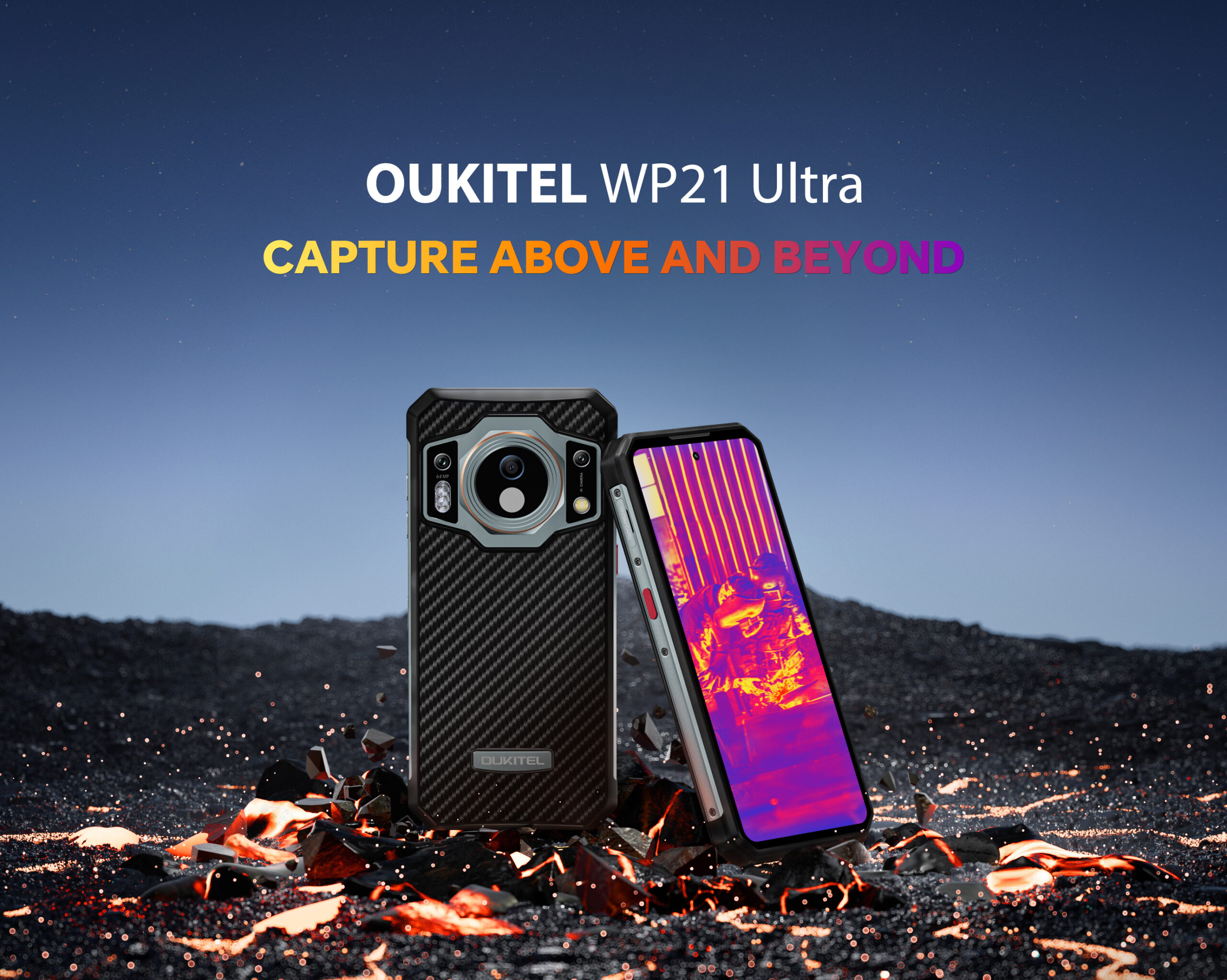 O mais recente modelo principal da Oukitel, WP21 Ultra, chega em breve com uma câmera térmica 4