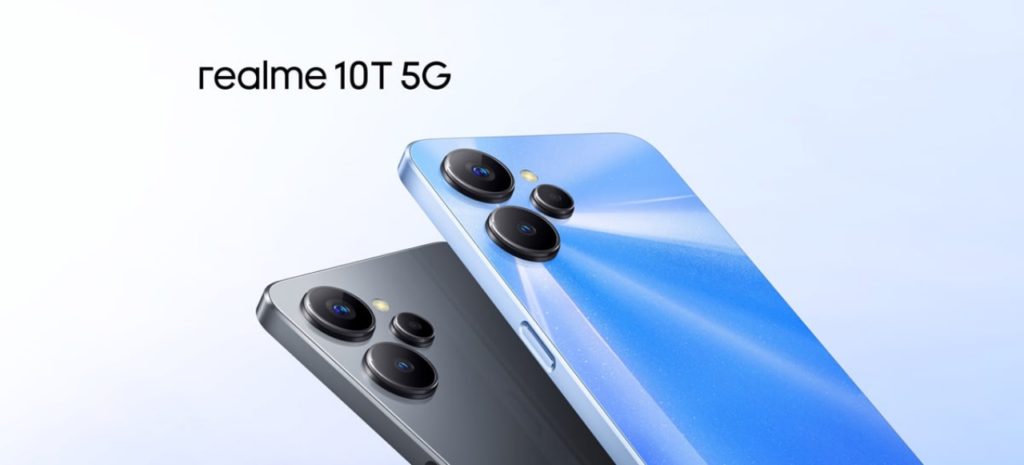 Realme 10T 5G é lançado com câmera de 50 MP