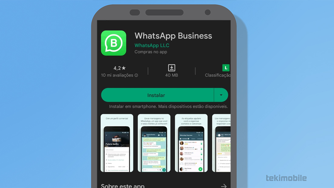 instalar o whatsapp business