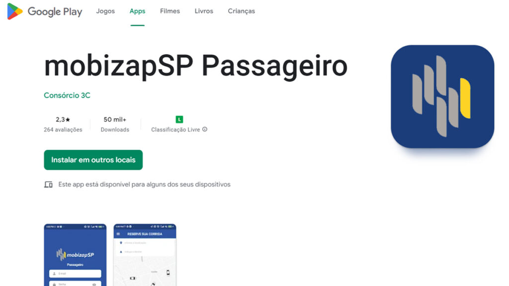 mobizapsp já disponivel