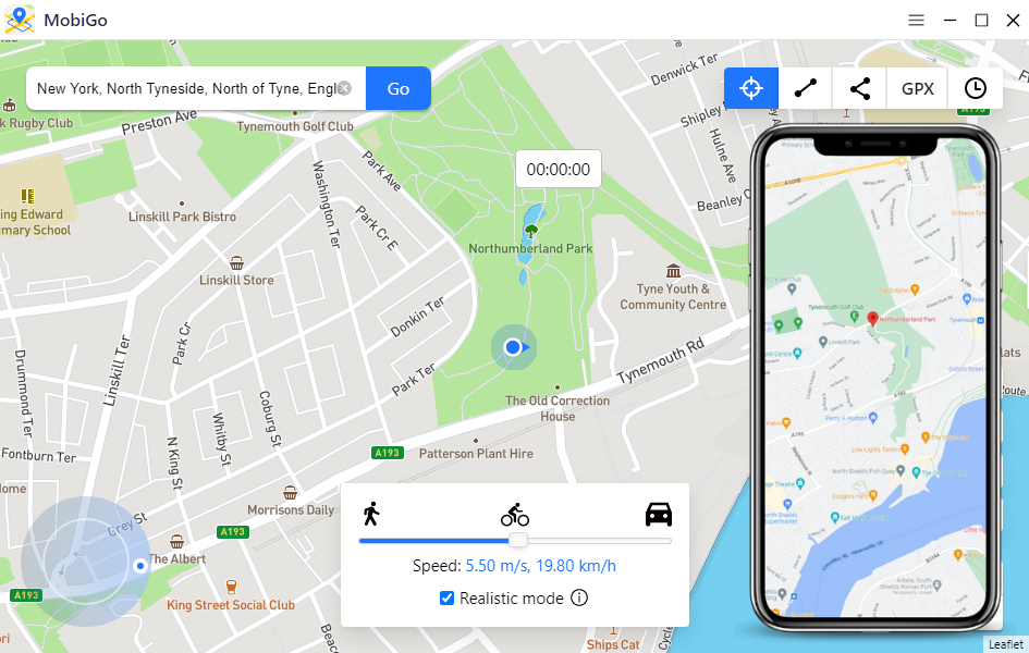 Como alterar localização no iOS e Android nas redes sociais com o AimerLab MobiGo? 7