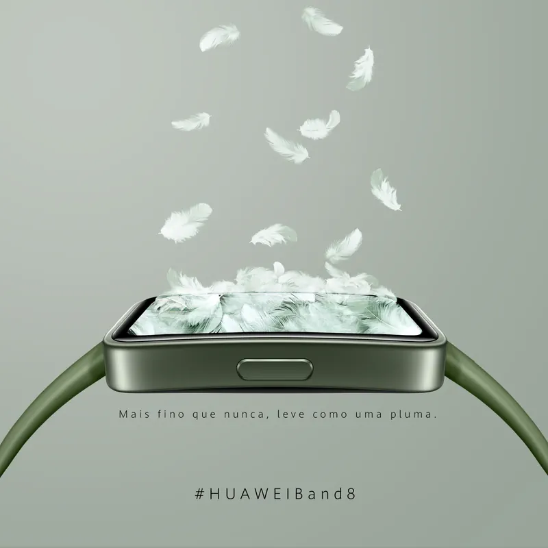 Huawei Band 8: melhor e mais barata pulseira do mercado: R$ 209 7