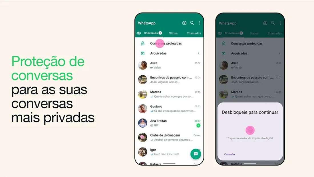 whatsapp recurso segurança