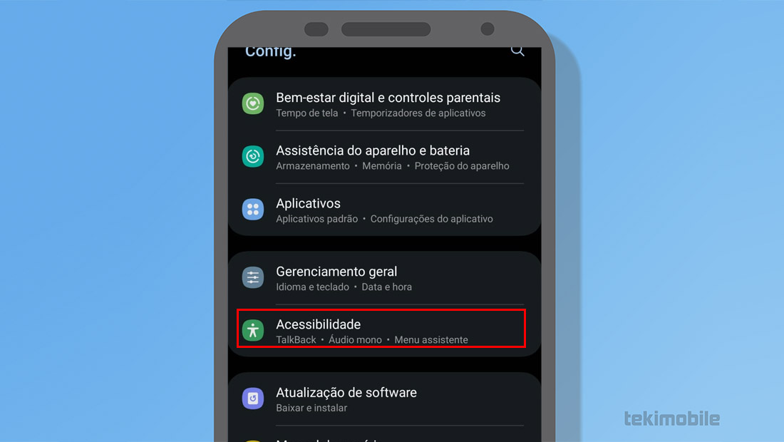 acessibilidade android