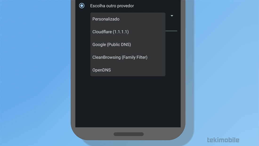 escolha outro chrome android