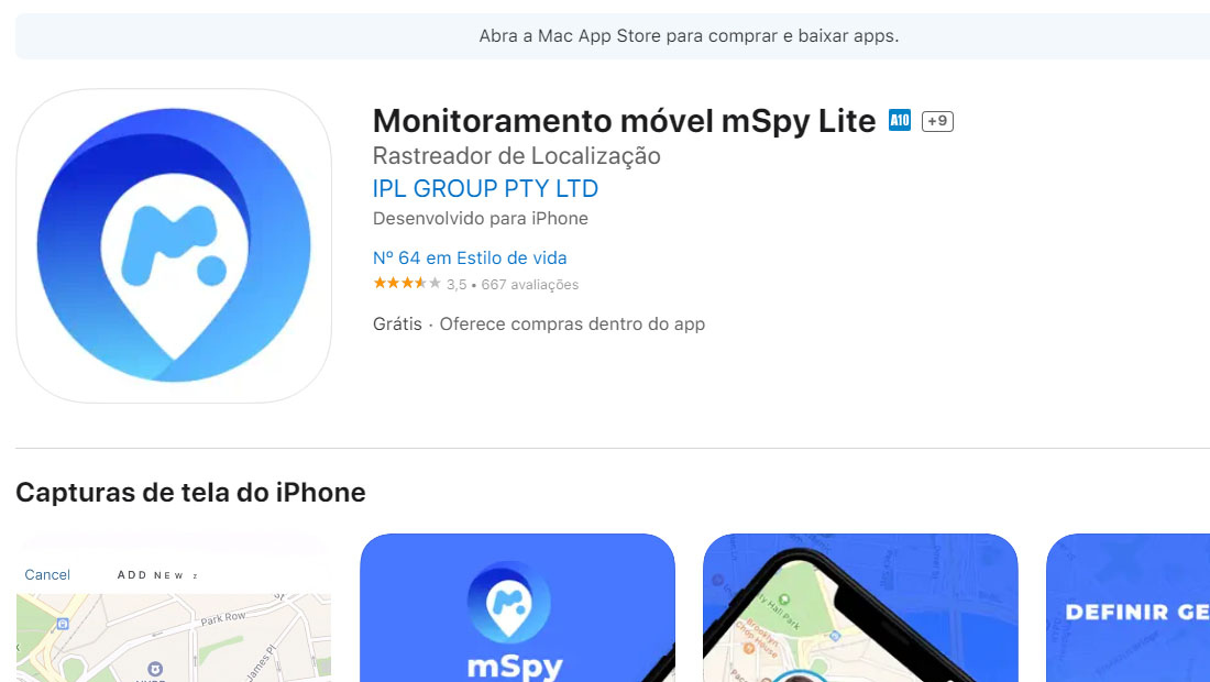 mspy apps de iPhone monitoramento